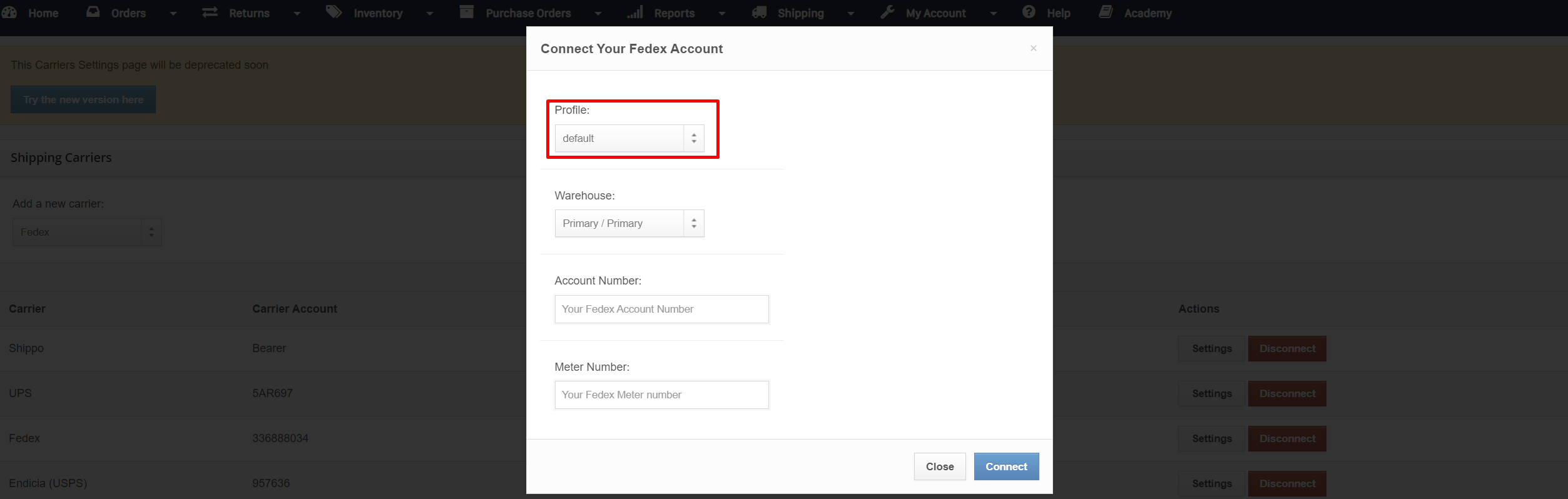 How to Use a 3rd Party Shipping Account ShipHero