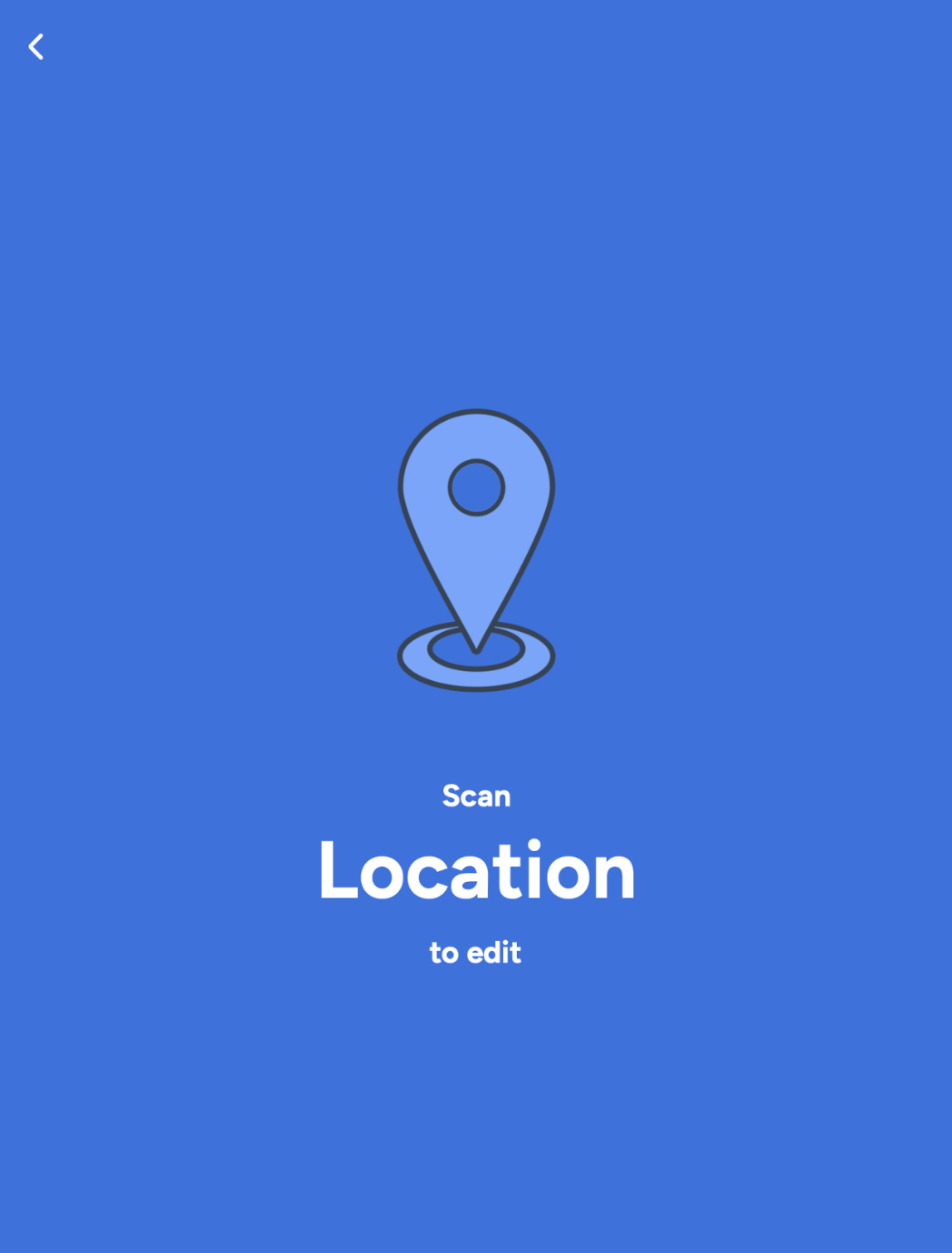 Assigning a receiving location on ShipHero mobile app